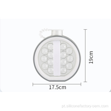 Silicone portátil Fazendo o hóquei no gelo fabricando garrafa